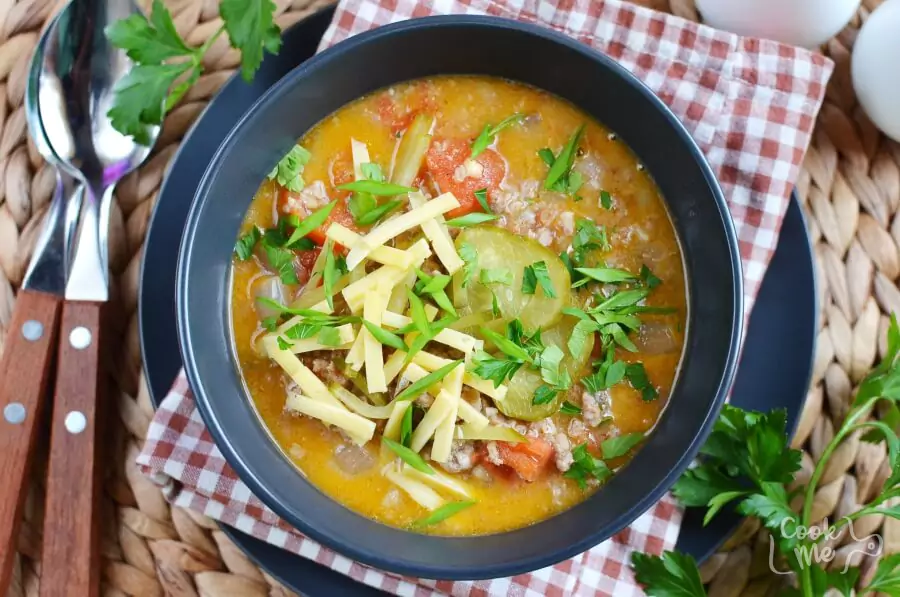Cheeseburger Soup