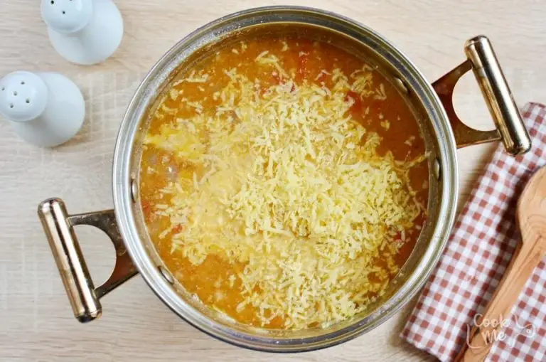 Step 6 - Cheeseburger Soup