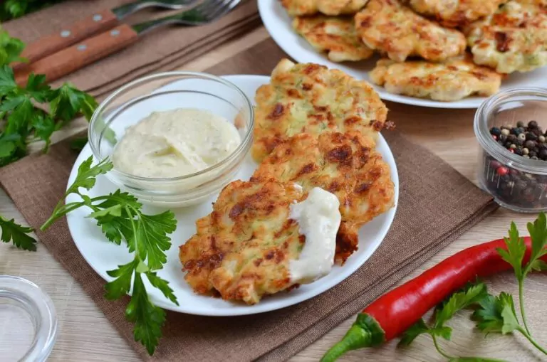 Step 6 - Cheesy Chicken Fritters