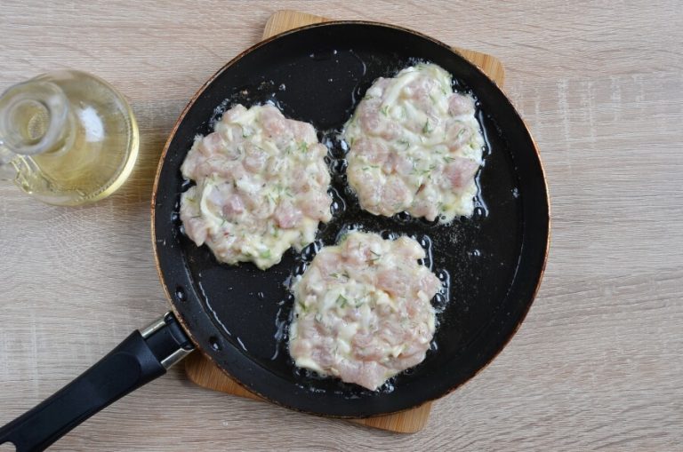 Step 4 - Cheesy Chicken Fritters