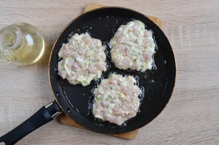 Step 4 - Cheesy Chicken Fritters