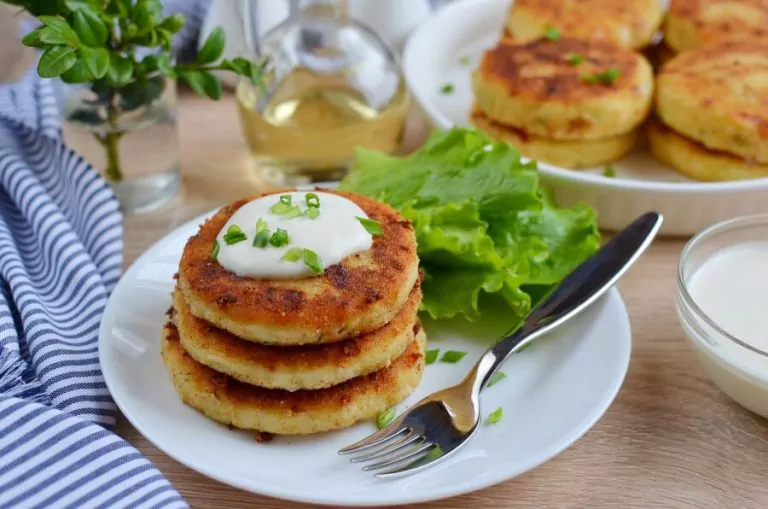 Step 6 - Cheesy Mashed Potato Pancakes