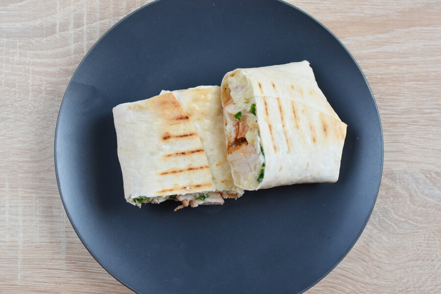 How to serve Chicken Ranch Wraps