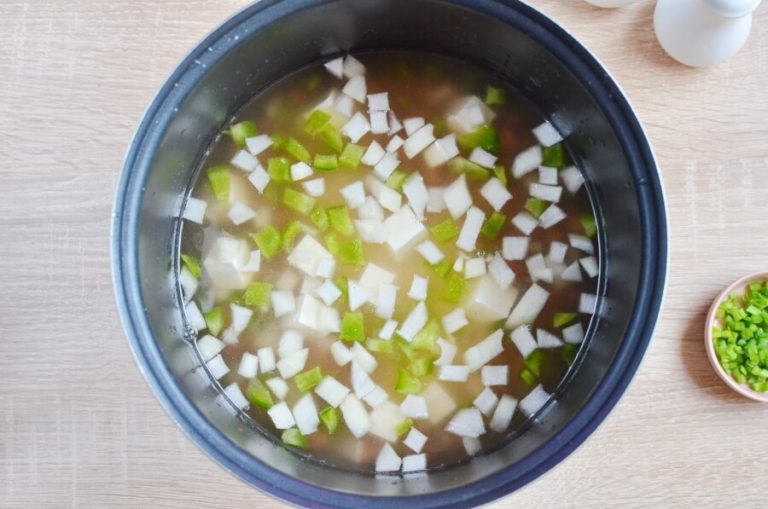 Step 1 - Chile Verde Tofu and Rice