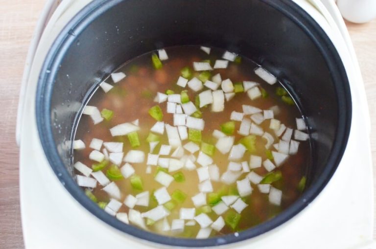 Step 2 - Chile Verde Tofu and Rice
