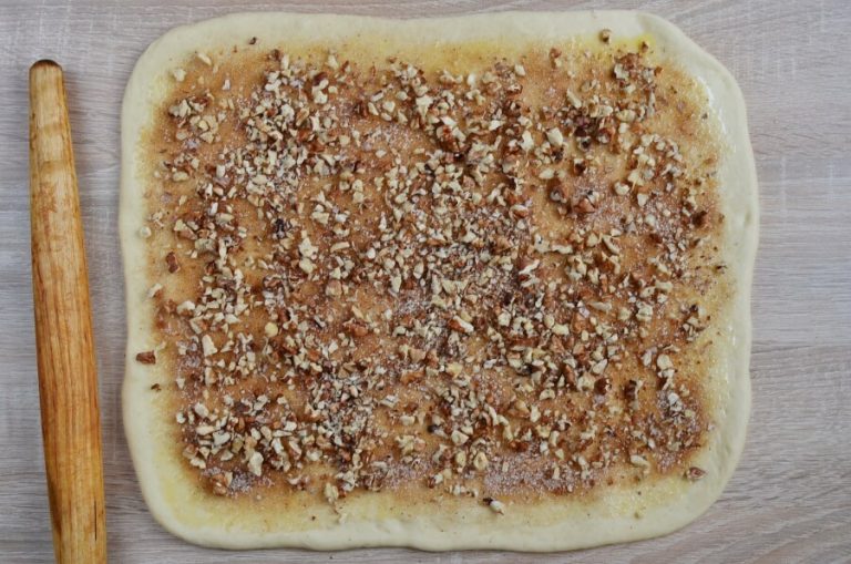 Step 9 - Cinnamon Rolls with Nuts