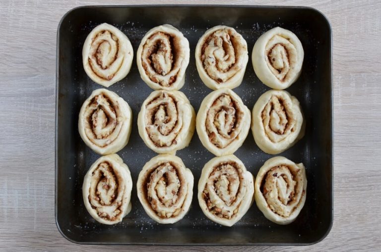 Step 12 - Cinnamon Rolls with Nuts