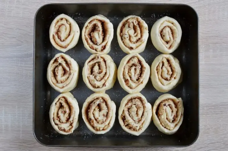 Step 12 - Cinnamon Rolls with Nuts