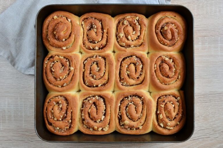 Step 14 - Cinnamon Rolls with Nuts