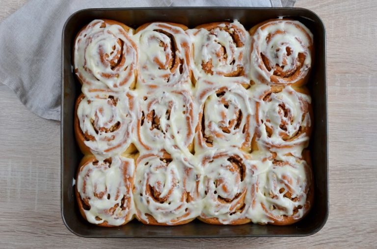 Step 16 - Cinnamon Rolls with Nuts