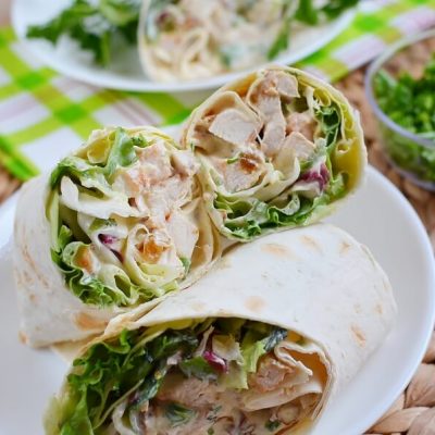 Coronation Chicken Salad Wraps Recipe - Cook.me Recipes