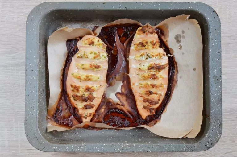 Step 7 - Creamy Keto Bacon Hasselback Chicken