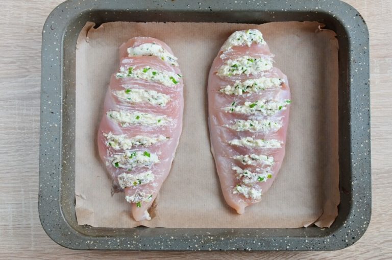 Step 7 - Creamy Keto Bacon Hasselback Chicken
