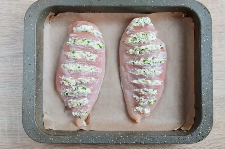 Step 7 - Creamy Keto Bacon Hasselback Chicken