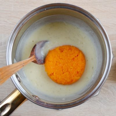 Creamy Pumpkin and Cheddar Scalloped Potatoes recipe - step 4