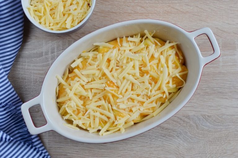 Step 5 - Creamy Pumpkin and Cheddar Scalloped Potatoes