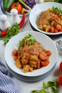 Crockpot Balsamic Chicken and Vegetables
