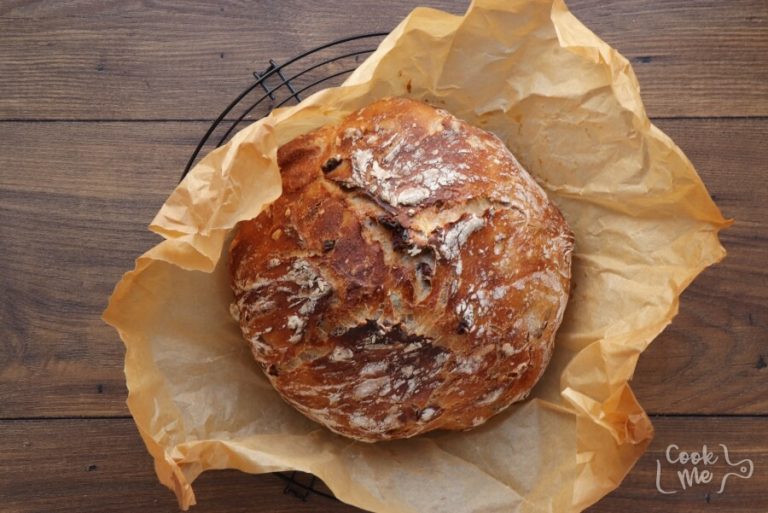 Step 6 - Crusty Cranberry Nut No Knead Bread