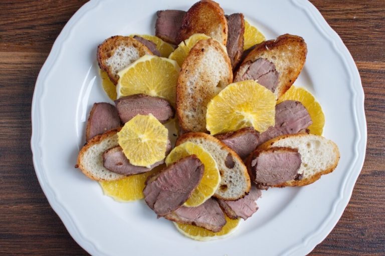 Step 7 - Duck and Orange Salad