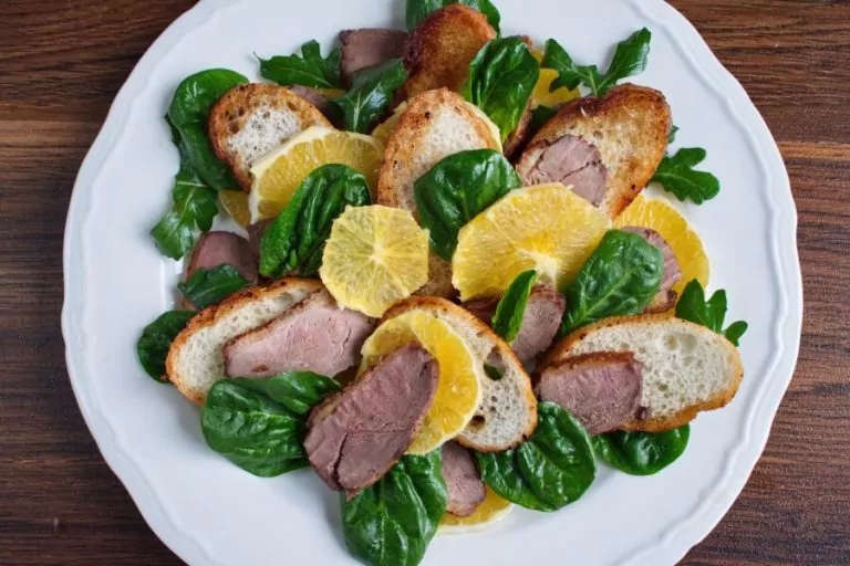 Step 8 - Duck and Orange Salad