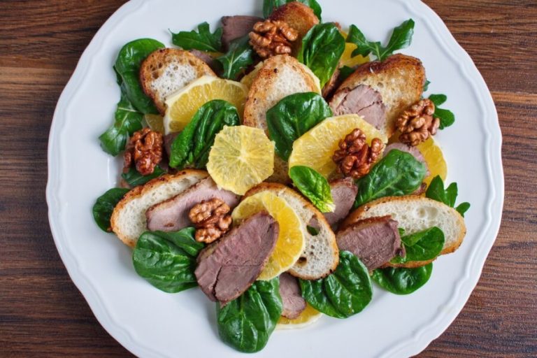 Step 9 - Duck and Orange Salad