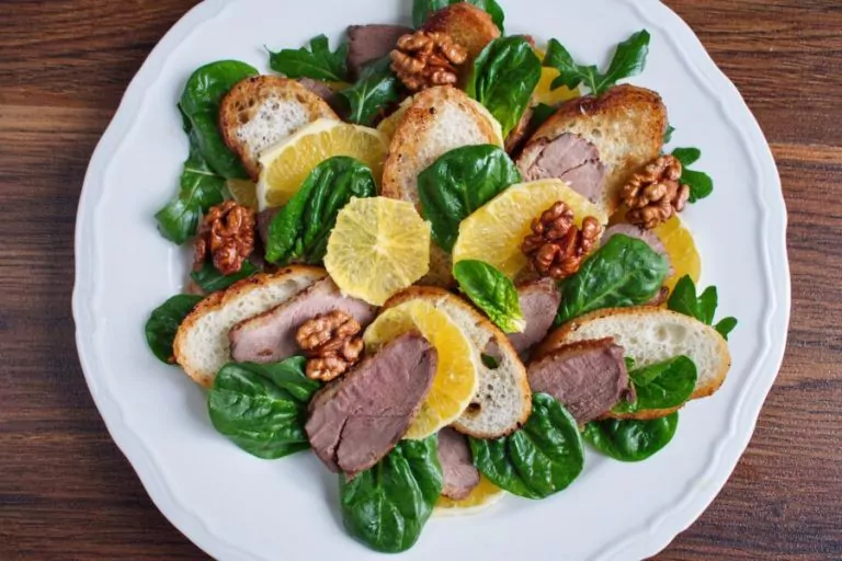Step 9 - Duck and Orange Salad