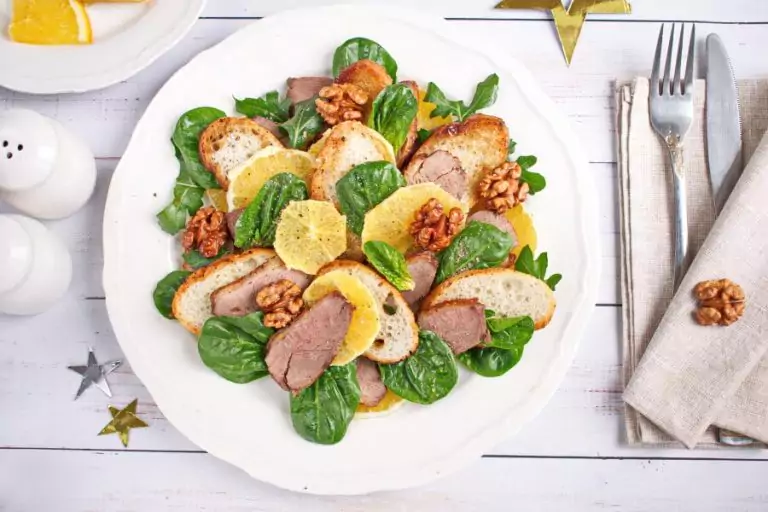 Step 10 - Duck and Orange Salad