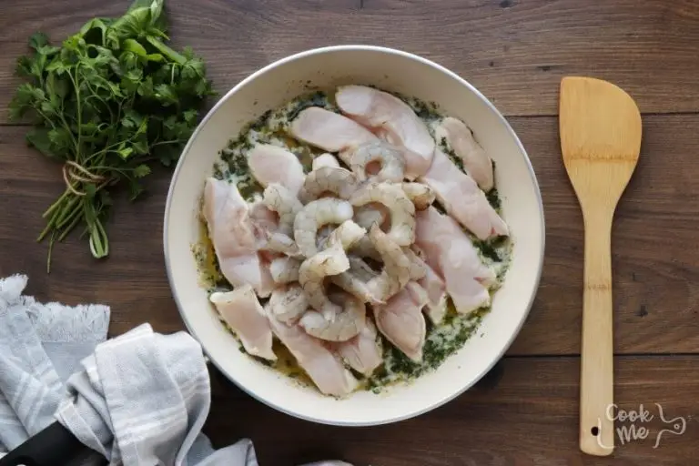 Step 5 - Garlic Chicken and Shrimp