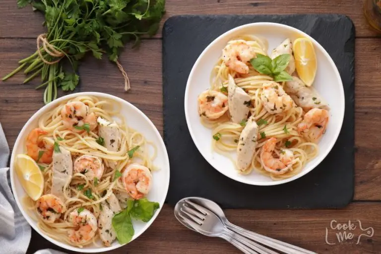 Step 7 - Garlic Chicken and Shrimp