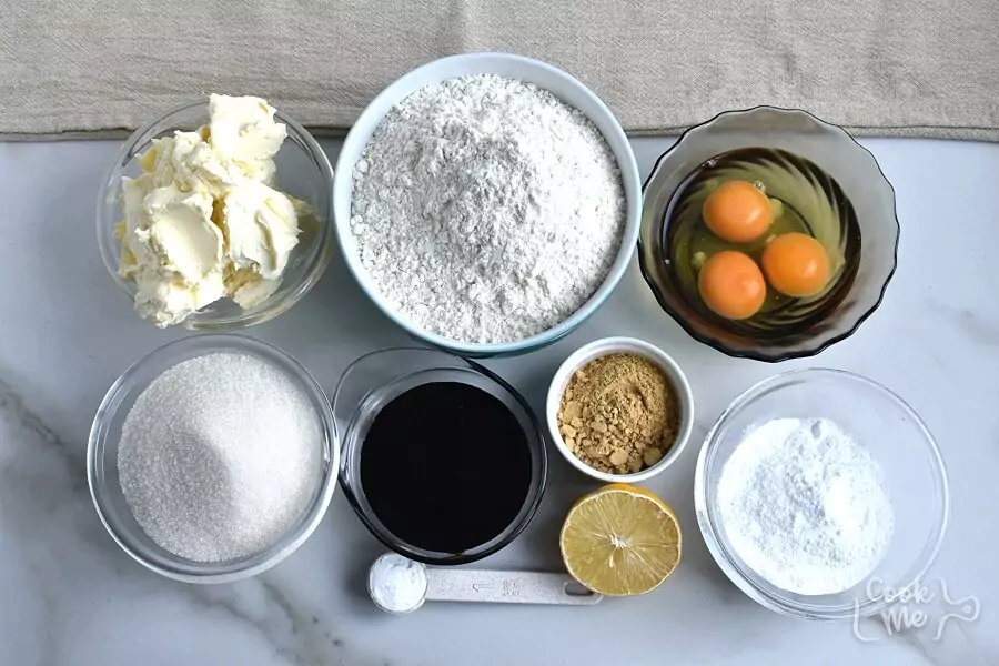 Ingredients for Gingerbread Reindeer Recipe