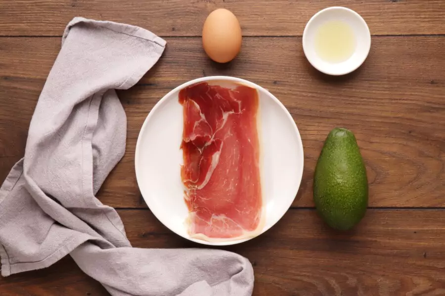 Ingredients for Green Egg and Ham