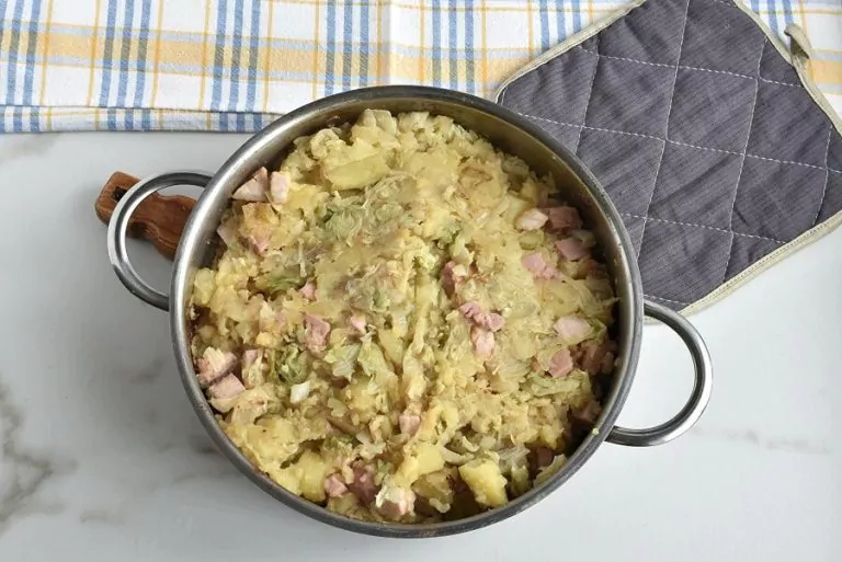 Step 4 - Ham Hock and Cabbage Hash