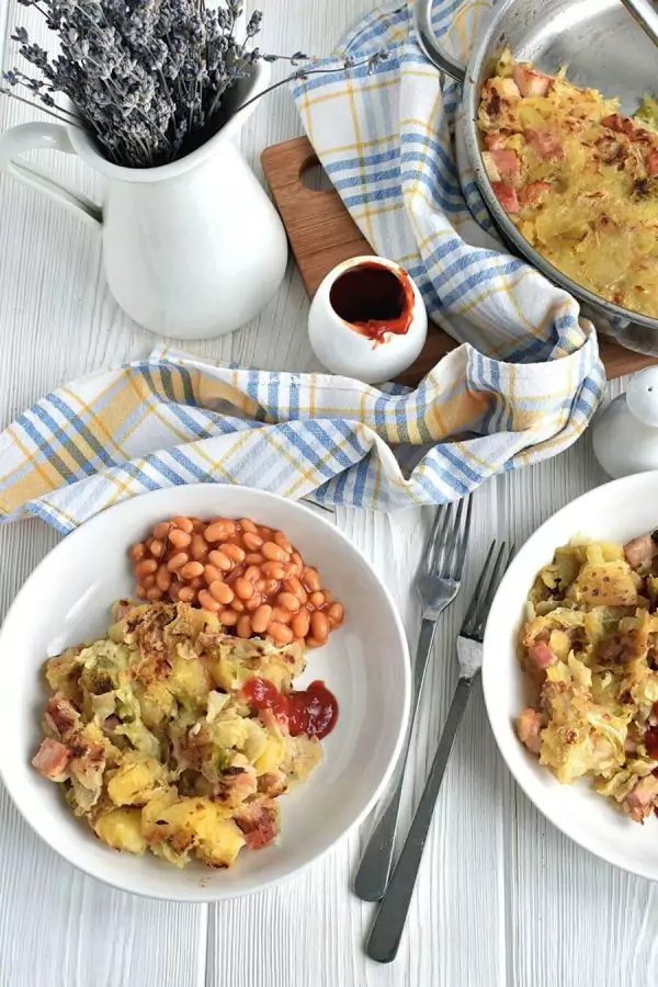 Ham Hock and Cabbage Hash