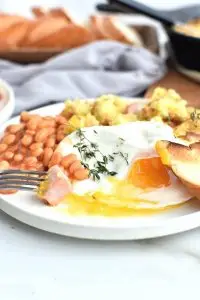 Ham & Potato Hash with Healthy ‘Fried’ Eggs