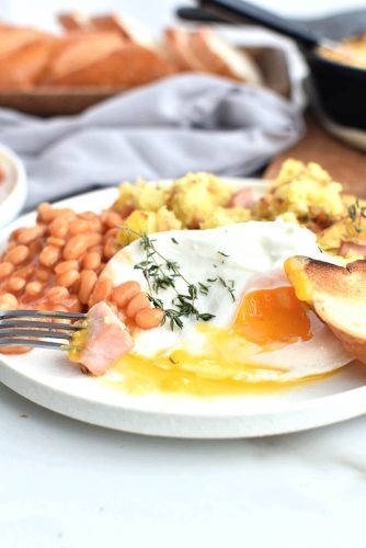 Ham & Potato Hash with Healthy ‘Fried’ Eggs