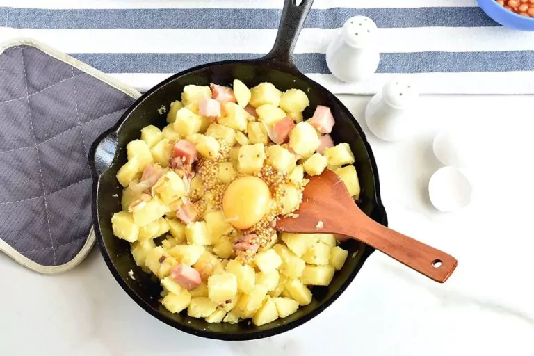 Step 5 - Ham & Potato Hash with Healthy ‘Fried’ Eggs