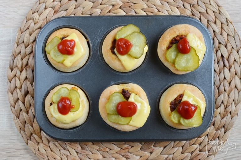 Step 9 - Homemade Cheeseburger Muffins