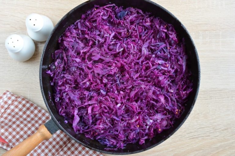 Step 4 - Sauteed Red Cabbage