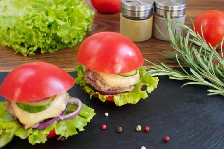 Step 7 - Keto Tomato Cheeseburger Without the Bun