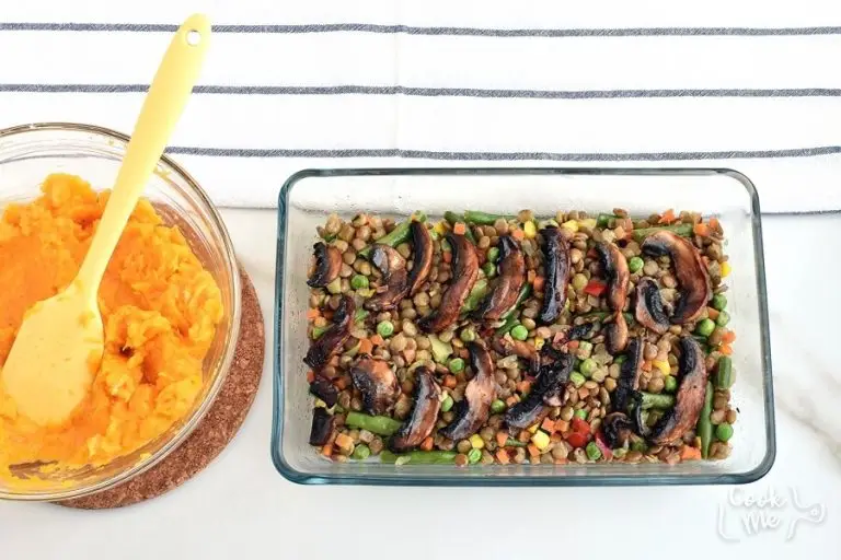 Step 10 - Lentil and Sweet Potato Shepherd’s Pie
