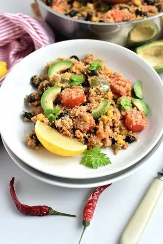 Mexican Cauliflower Rice Skillet