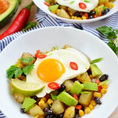 Mexican Veggie Hash Recipe-How To Make Mexican Veggie Hash-Delicious Mexican Veggie Hash