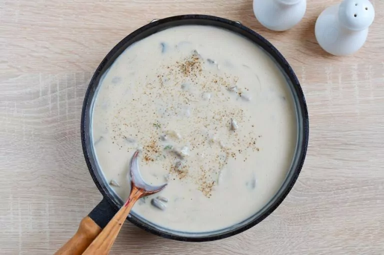 Step 8 - Mushroom Stroganoff