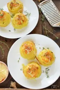 Parmesan Potato Stacks