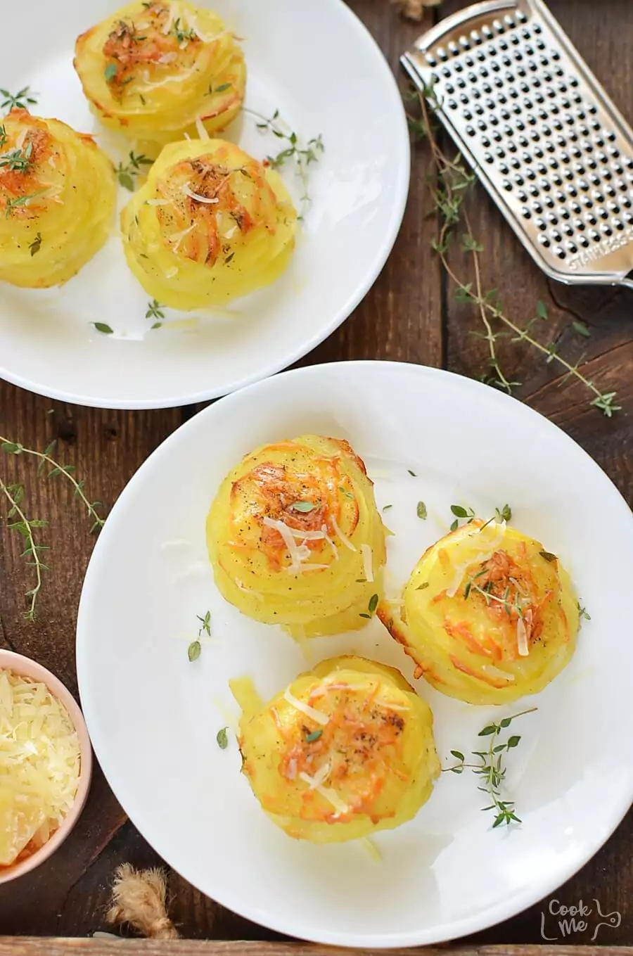 Parmesan Potato Stacks
