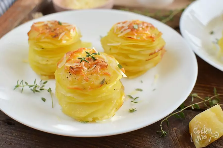 Parmesan Potato Stacks