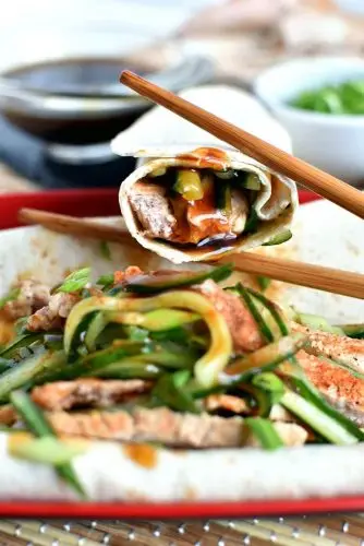 Peking Pork Wraps