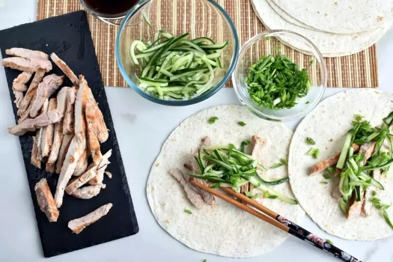 Step 7 - Peking Pork Wraps