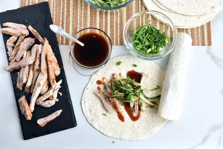 Step 8 - Peking Pork Wraps