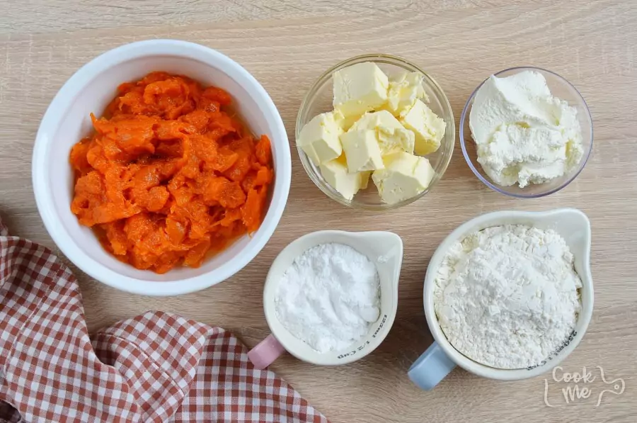 Ingredients for Polish Kolaczki